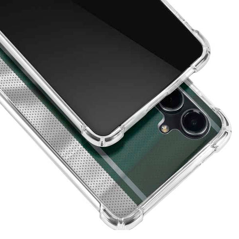 Michigan State University Jersey Grey Galaxy S23 FE Clear Case